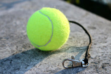 Load image into Gallery viewer, BallAlong- A tennis ball with a collar/leash attachment for Dogs