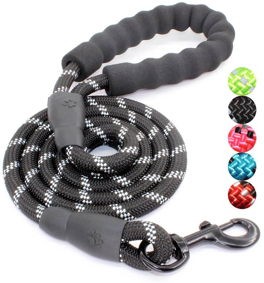 BallAlong Climbing Rope Dog Leash with handle- Nylon- 5ft