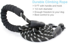 Load image into Gallery viewer, BallAlong Climbing Rope Dog Leash with handle- Nylon- 5ft
